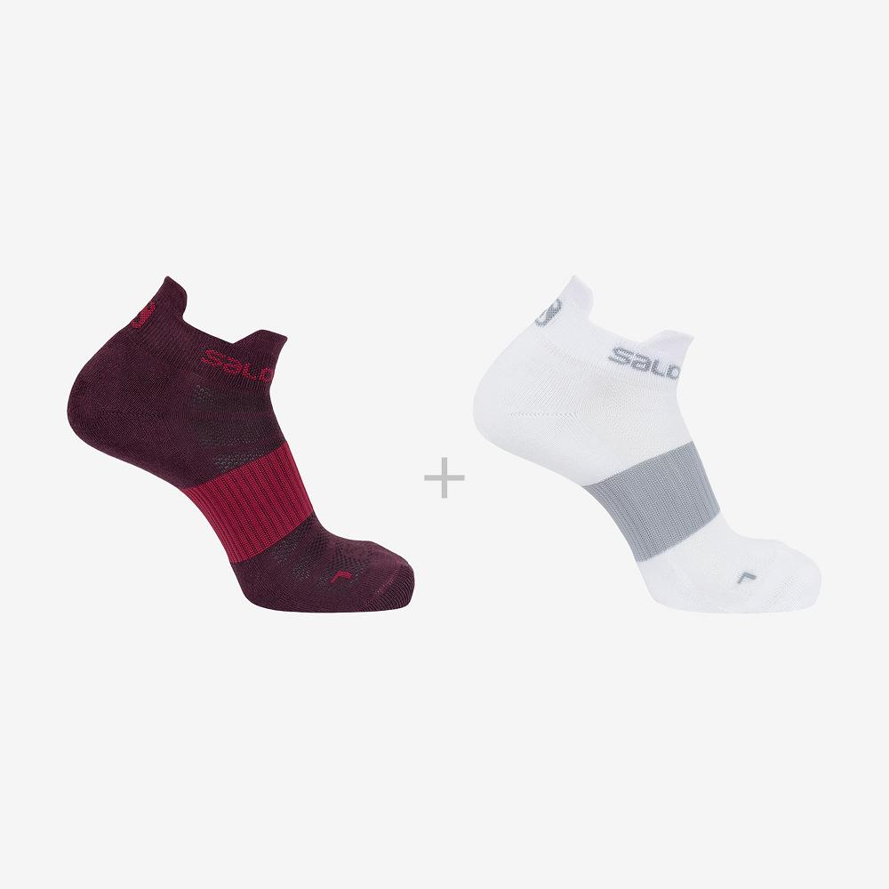 Salomon Israel SENSE 2-PACK - Mens Socks - Purple (PGIW-05916)